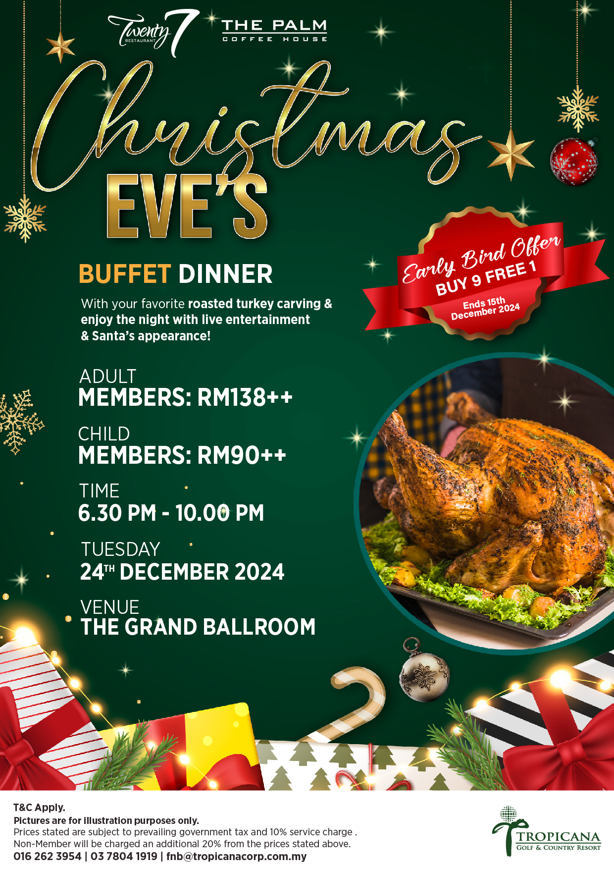 CHRISTMAS EVE - BUFFET DINNER 